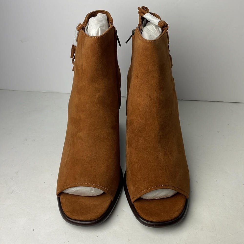 NEW Frye Amy Side Ghillie Open Toe Ankle Boots 9 - Picture 3 of 10
